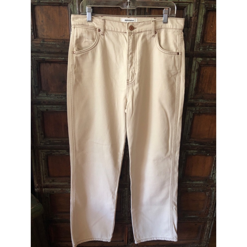 Reformation Cowboy High Rise Straight Jeans